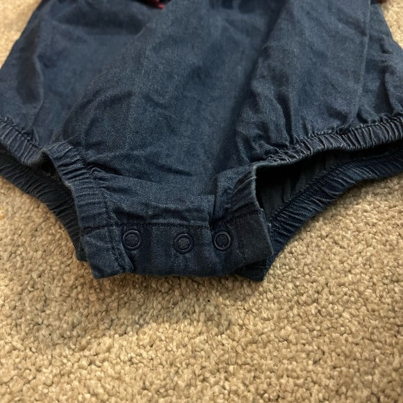 Cat & Jack Baby Girl Denim Bubble - Picture 5 of 6